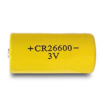 Non Rechargeable High Capacity Cr26600 3v 6000mah Cylindrical Limno2 Battery For Led Torch Co Alarm