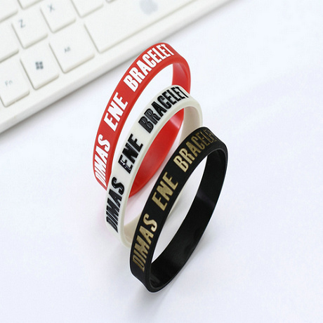 Oem Wholesale Customzied Cheaper Silicon Wristband Bracelet For Promotion Gift