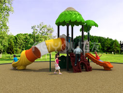 Outdoor Playground Equipment Plastic Slide Fy01601