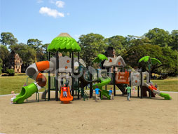 Outdoor Playground Equipment Plastic Slide Fy01801