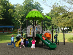 Outdoor Playground Equipment Plastic Slide Fy01901