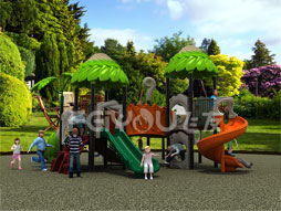 Outdoor Playground Equipment Slide Set For Kids Fy02601
