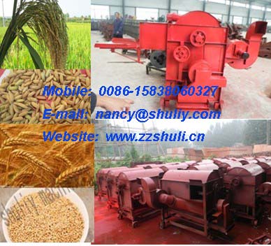 Paddy Threshing Machine Wheat Millet Thresher 0086 158 3806 0327
