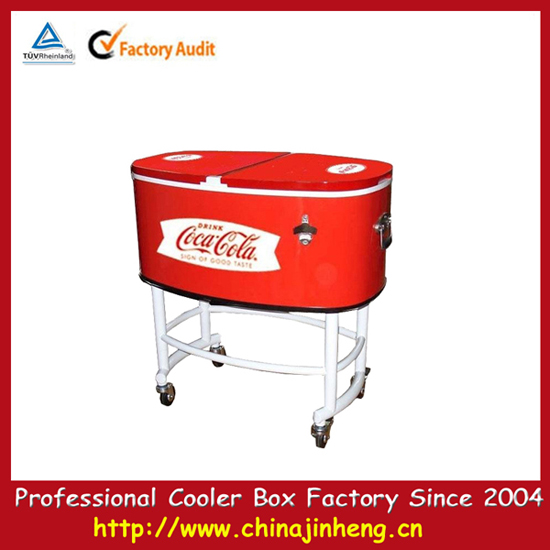 Party Cooler Easy Carry Double Doors For Access