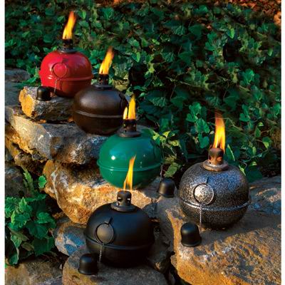 Patio Torches Smudge Pots Metal