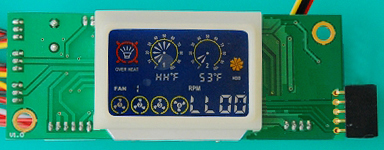 Pc Case Fan Controller Board With Lcd Display