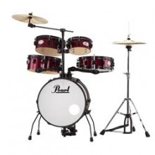 Pearl Rhythm Traveler 5 Piece Practice Drum Set With Cymbals
