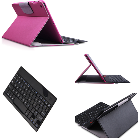 Perfect Combination Of Bluetooth Keyboard And Magnetic Leather Case Hc005