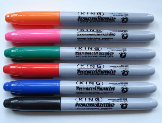 Permanent Marker Mini 12color Pen
