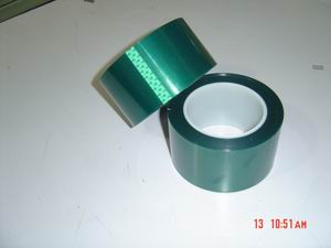 Pet Green Tape Powder Coating High Temperature Masking