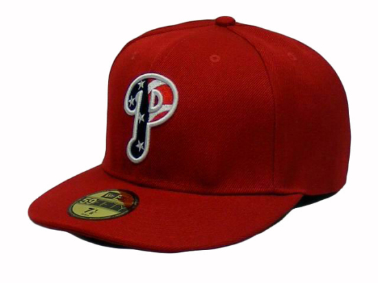 Philadelphia 76ers Fitted Hat Red A