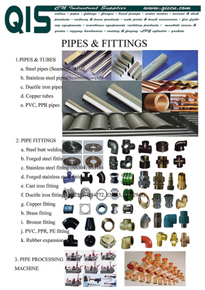 Pipes And Pipe Fittings Stainless Steel Cast Iron Ductile Brass