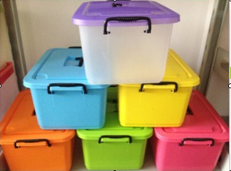 Plastic Household Storage Box With Lid