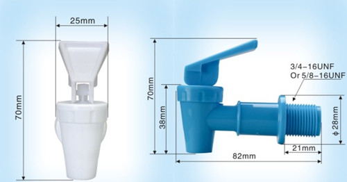 Plastic Water Spigot Faucet For Dispenser And Drink