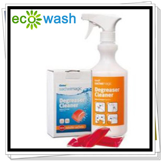 Pre Dose Concentrated Degreaser Cleaner Encapsulated In Fully Water Soluble Sachet