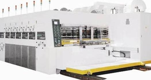 Printer Slotter With Rotary Die Cutter Stacker