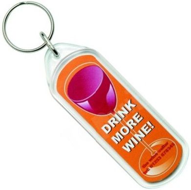 Promotional Oblong Acrylic Keychain