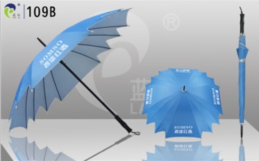 Promotional Straight Fashion Flower Swallow Tail Umbrella 109b