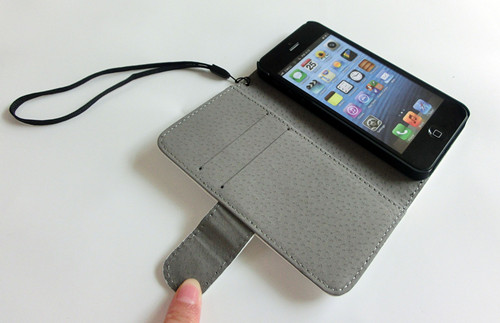 Protective Case For Iphone 5 In Pu Leather Material
