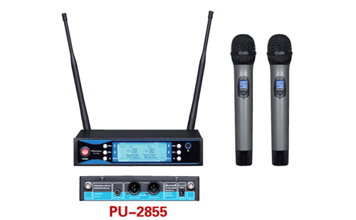 Pu 2855 Double Channel Wireless Microphone