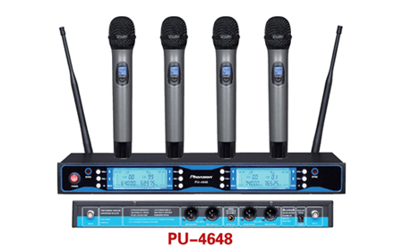 Pu 4648 4 Channel Wireless Microphone