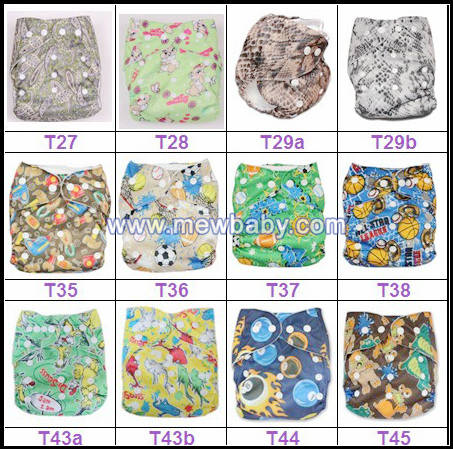 Pul Reusable Cloth Diapers Wholesale Fabric Baby Nappies
