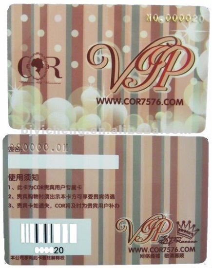 Pvc Plastic Card With Personal Craft