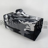 Quad Pack Bag Nylon Foldable Makeup Storage Toiletry Seat In Camouflage Pattern Printed