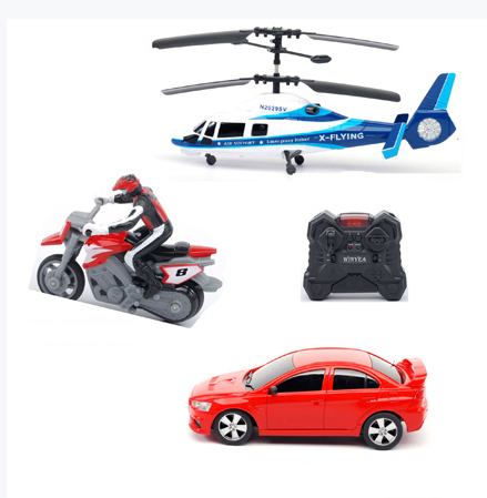 R C 3 In 1 Group Rc Helicopter Car Motorcycle Bike Ly0004105