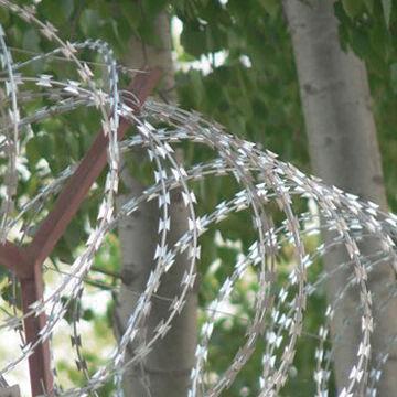 Razor Wire For Security Use Electric Galvanized Hot Dipped Zinc
