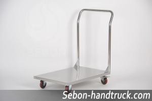 Rcs 019 A Type Medical Treatment Handcart Stainless Steel Flat Trolley Series