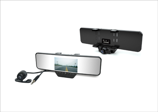 Rearview Mirror Dvr Camera Car Black Box Dash Cam With Bluetooth Gps G Sensor