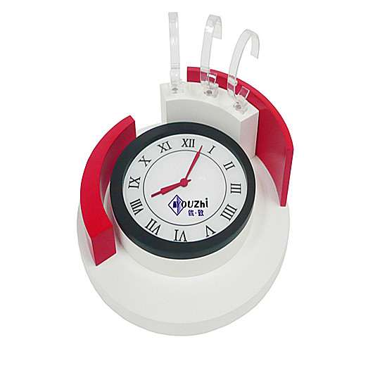 Red And White Painting Watch Showcase Stand