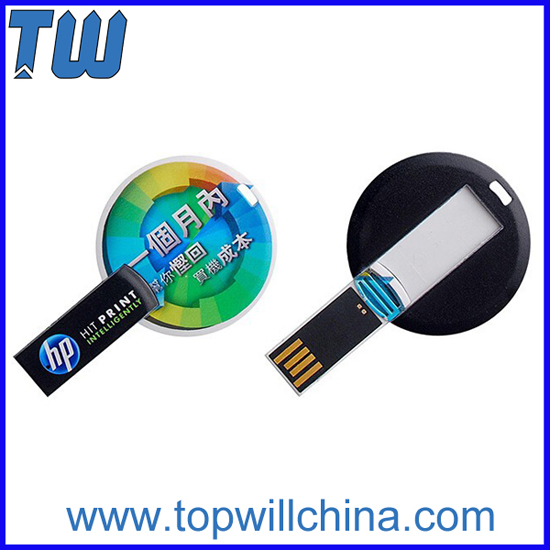 Round Card Twister Usb Flashdrives With Free Printing And Fast Delivery