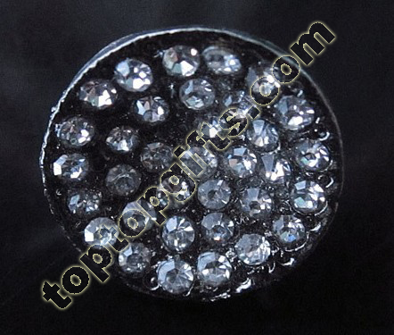 Round Middle East Rhinestone Button