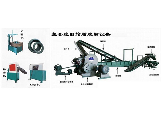 Rubber Power Production Line From Old Tire