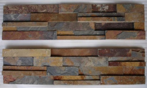 Rusty Slate Stone Panel