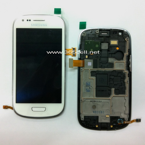 Samsung Galaxy S3 Mini I8190 Lcd And Digitizer Oem W Frame