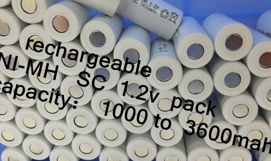 Sc Rechargeable Battery Capacity 1000 To 3600 Volt 1 2v Pack