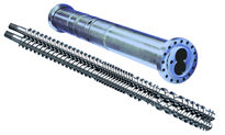 Screw And Barrel For Parallel Extruder