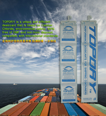 Sea Shipping Control Moisture Topdry Desiccant