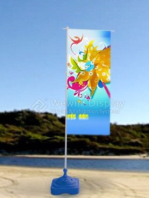 Sell Aluminum Beach Flagpole Bright Resolution Colors