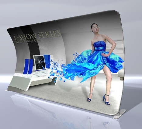 Sell Curved Shape Pop Up Display