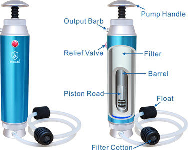 Sell Diercon Outdoor Portable Pocket Sports Water Filter Purifier Travel Mini Backpacking Hunting Tr