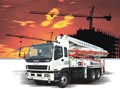 Sell Hongda Truck Mounted Concrete Pump With Boom
