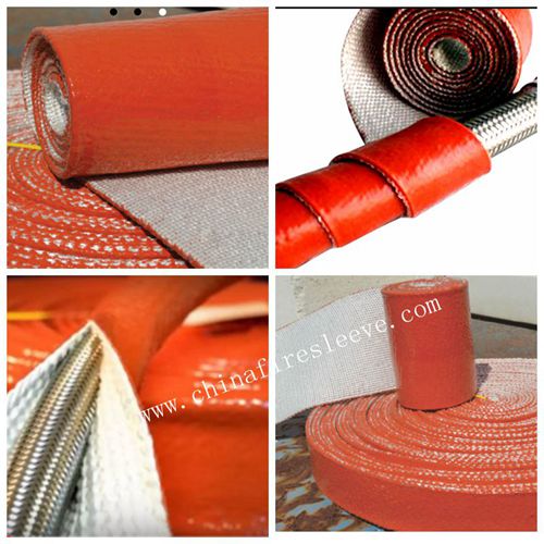 Sell Silicone Fiberglass Sleeve With Velcro