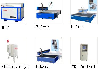 Sell Water Jet Cutting Machine For Multi Function Use Marble Granite Glass Rubber
