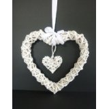 Sell Willow Weaving Heart Home Decoration Wicker Flower Basket