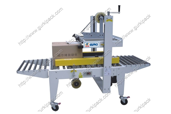 Semi Automatic Carton Sealer With Side Belts Driven 60hz System Form