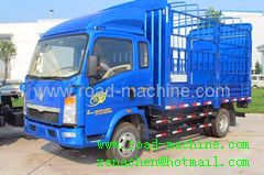 Sinotruk Howo 4x2 Light Cargo Truck Stake Zz1127e4215b180 Euroii 120hp